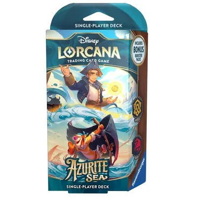 Disney Lorcana: Azurite Sea Single-Player Deck – Amber & Ruby