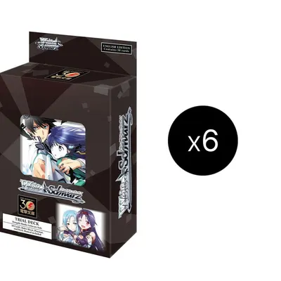 Dengeki Bunko Schwarz Side Trial Deck Display