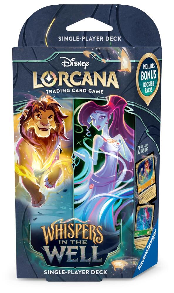 Disney Lorcana: Whispers in the Well Single-Player Deck – Amber & Emerald