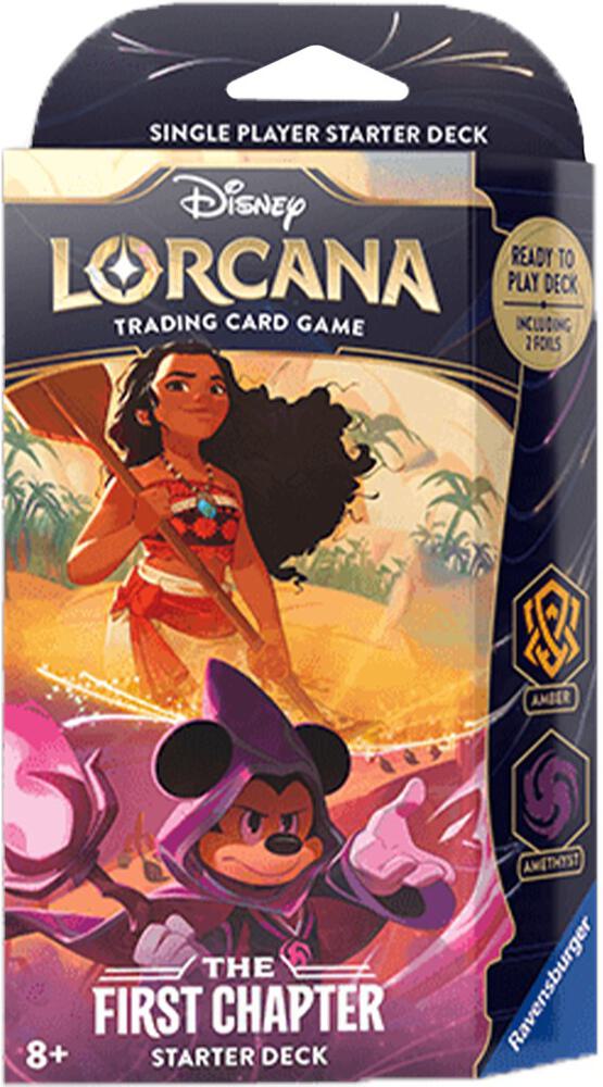 Disney Lorcana: The First Chapter Starter Deck – Amber & Amethyst