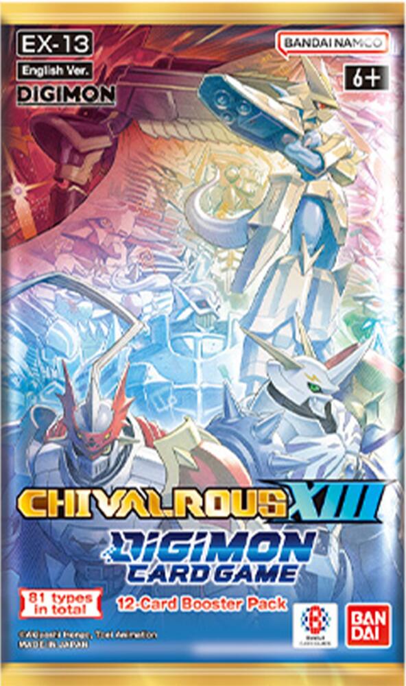 Digimon Card Game: EX-13 Extra Booster Chivalrous XIII Pack