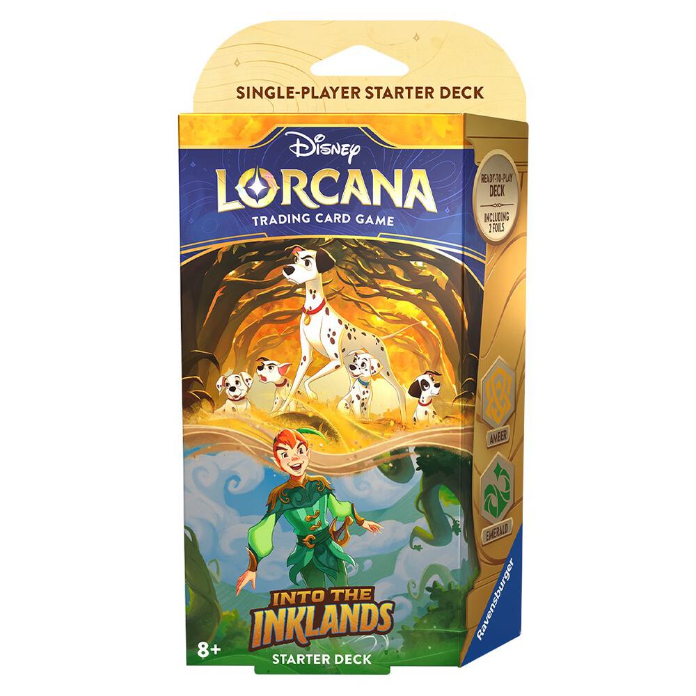 Disney Lorcana: Into the Inklands Starter Deck – Amber & Emerald
