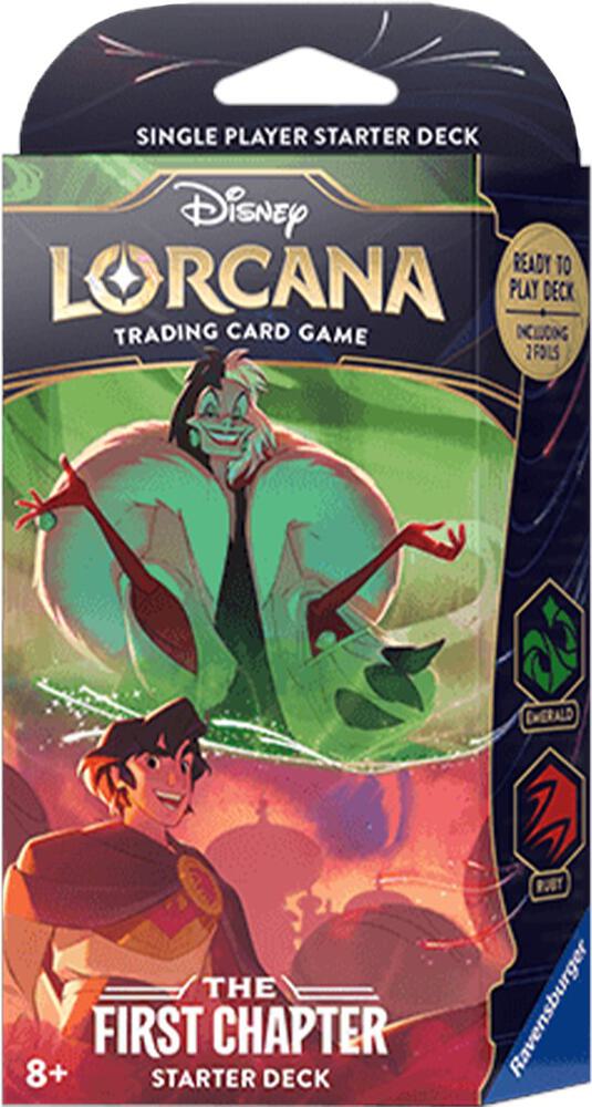 Disney Lorcana: The First Chapter Starter Deck – Emerald & Ruby