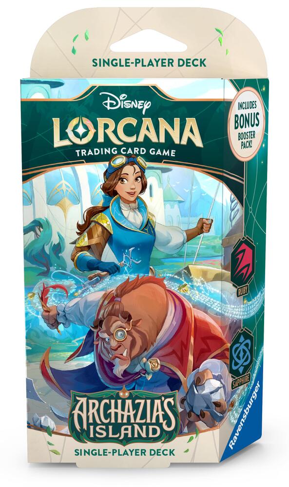 Disney Lorcana: Archazia's Island Single-Player Deck – Ruby & Sapphire