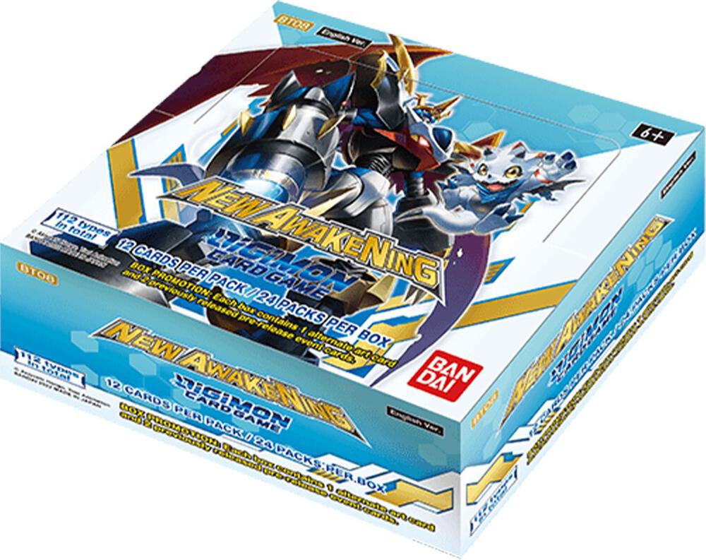 Digimon Card Game: BT-08 New Awakening Booster Box