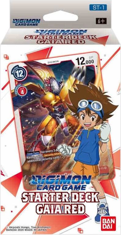 Digimon Card Game: ST-01 Starter Deck Gaia Red