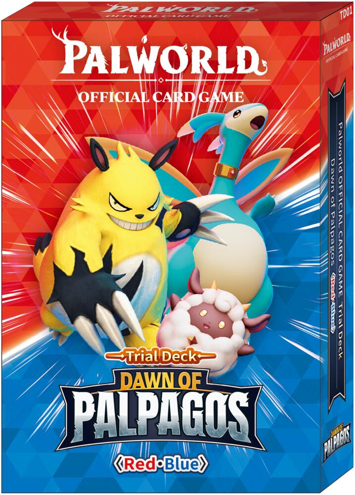 Palworld OFFICIAL CARD GAME: TD01 Dawn of Palpagos Red/Blue Trial Deck